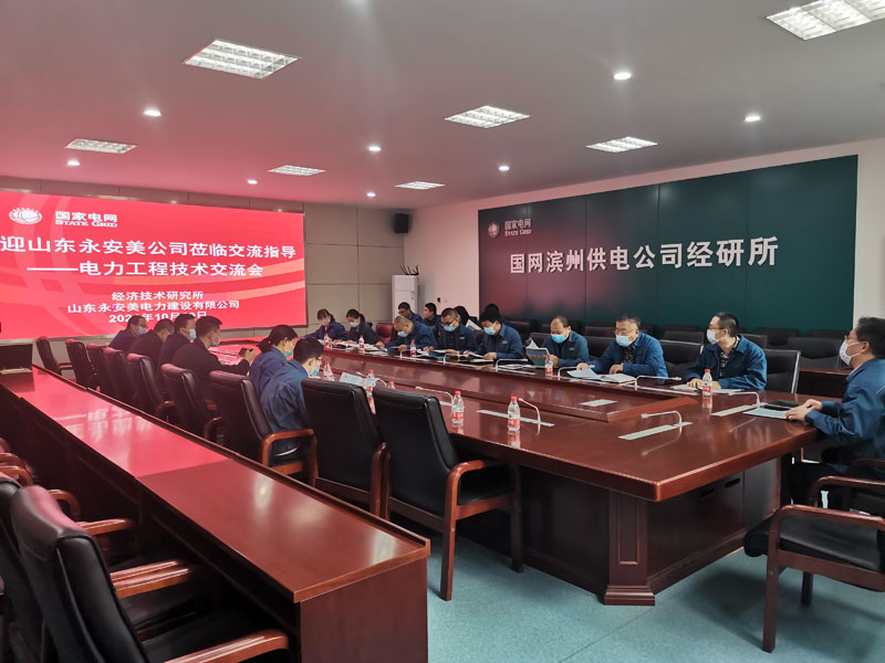 山東永安美、國網(wǎng)濱州供電公司經(jīng)研所電力工程技術(shù)交流會